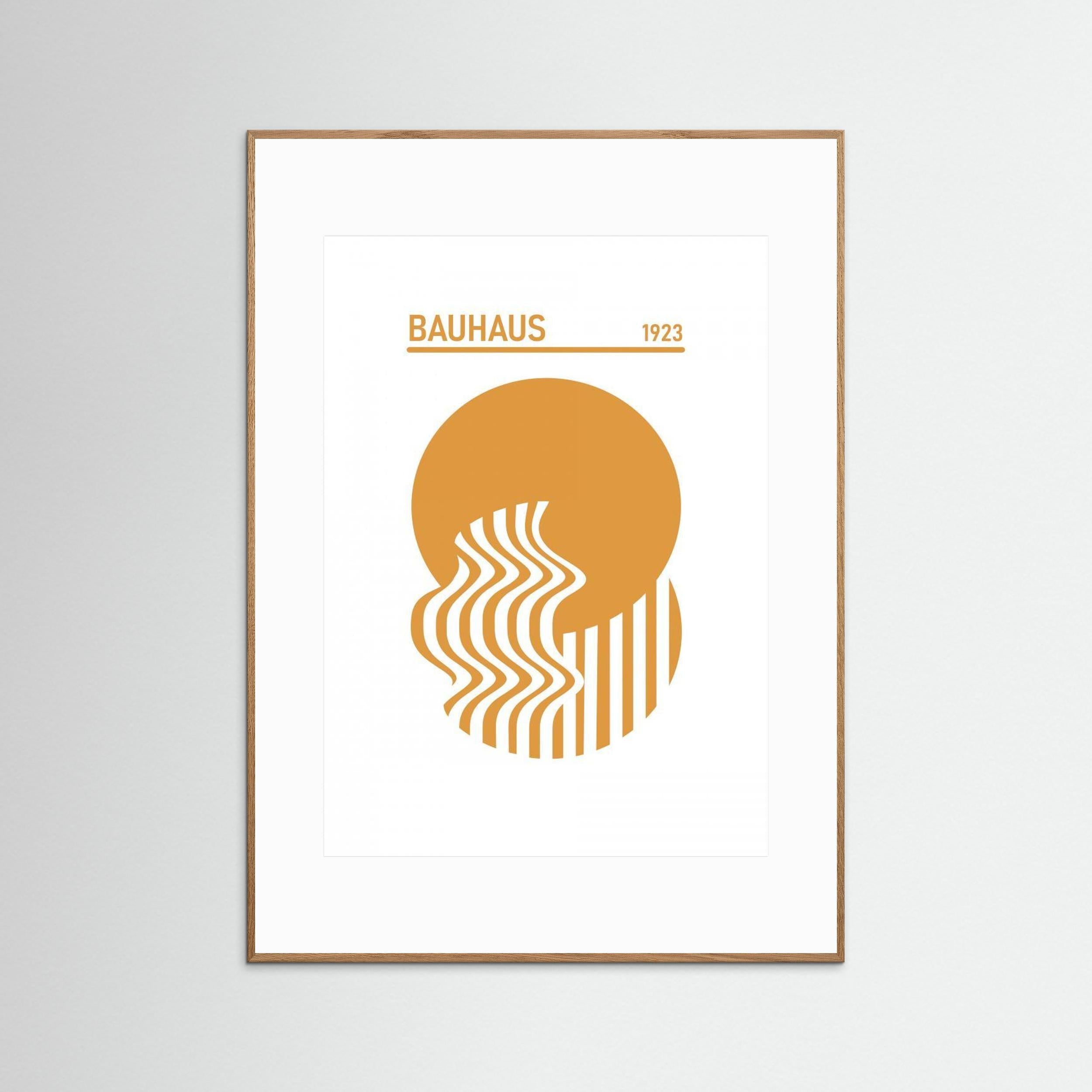 Bauhaus Cirkles by Sannel Larson - Fine Art Paper Print - dreamtprint.art - 14 x 21 cm / 5 x 8″ (A5)